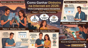 Como Ganhar Dinheiro na Internet em 2026: Guia Completo para Iniciantes